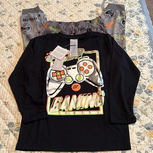 JELLIFISH KIDS BOYS PAJAMAS IN SZ S (6-7)…NWT…SOFT TOP AND FLANNEL BOTTOMS…CUTE
